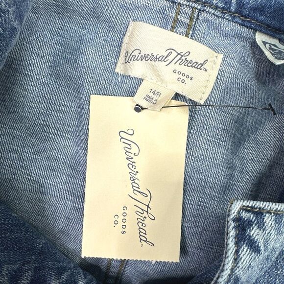 Universal Thread Denim Utility Jumpsuit - Size 14R - Picture 5 of 7